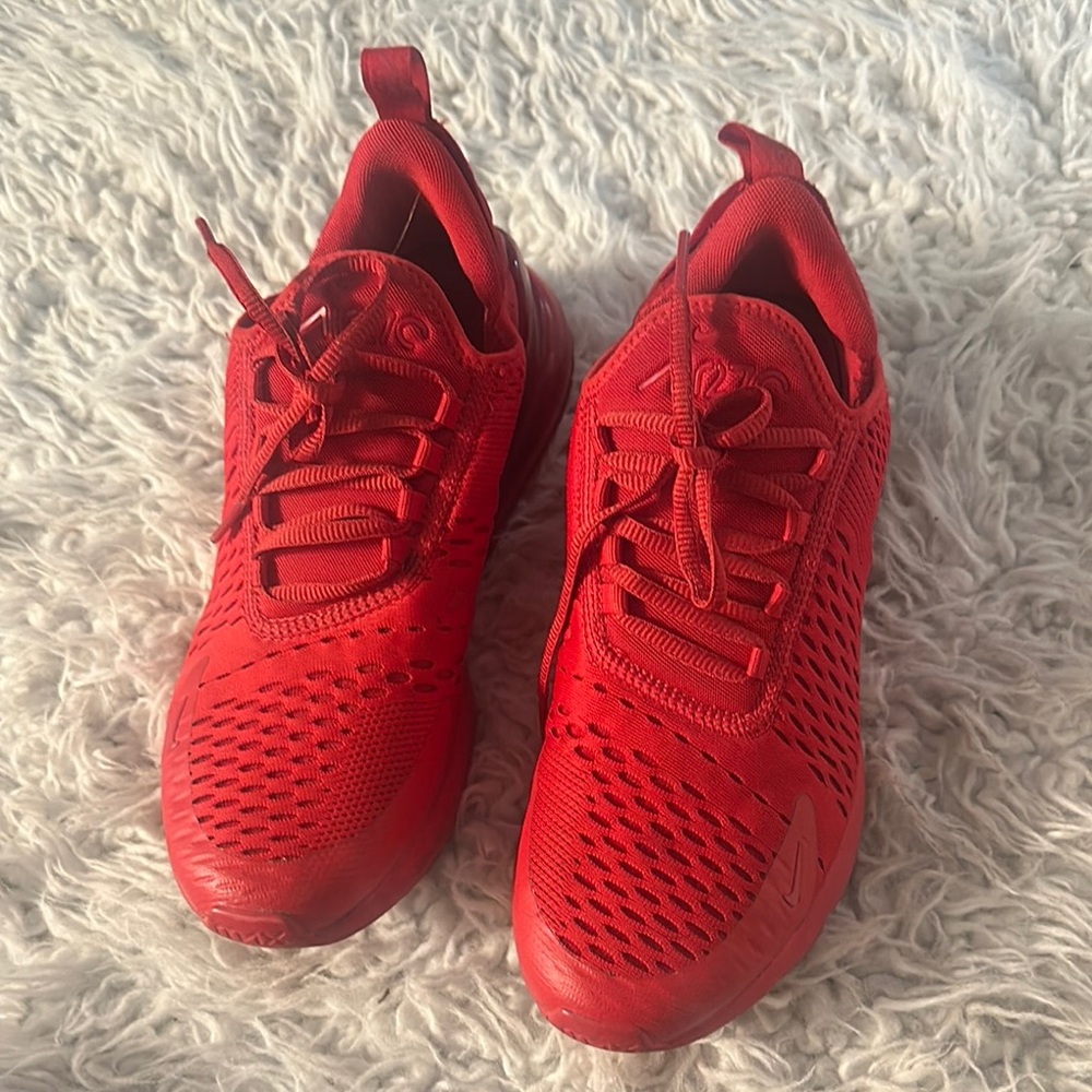 Red Nike Athletic Sneakers